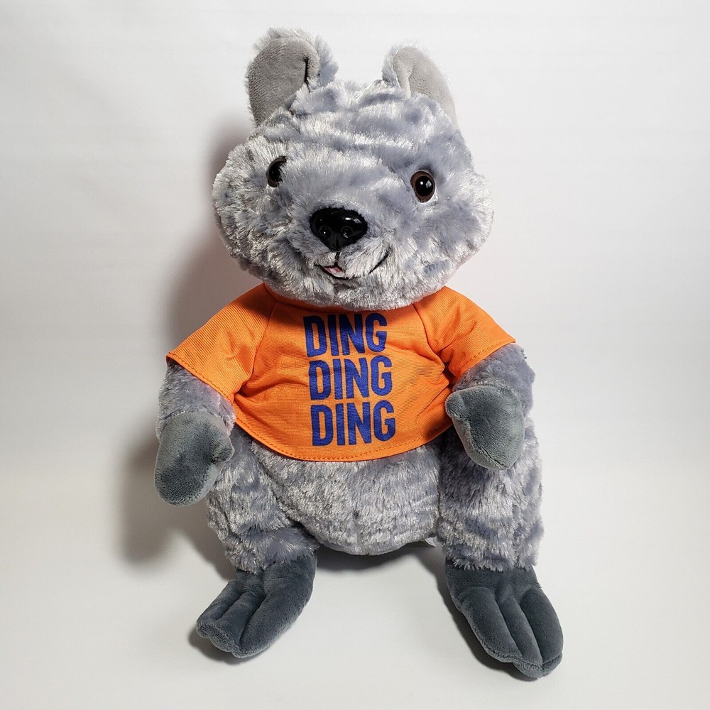 Grey Quokka 14" Plush Ding Ding Ding Dave Busters Toy Factory Stuffed Animal
